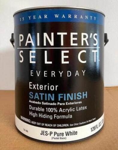 (2) EVERYDAY EXTERIOR PURE WHITE- SATIN FINISH