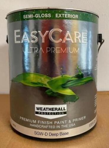 (3) ULTRA PREMIUM DEEP BASE FINISH PAINT AND PRIMER- SEMI GLOSS EXTERIOR