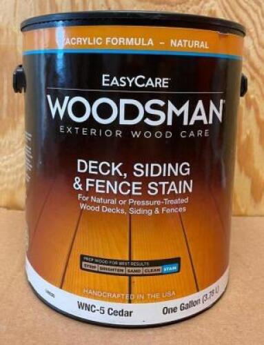 (2) DECK, SIDING AND FENCE STAIN- CEDAR