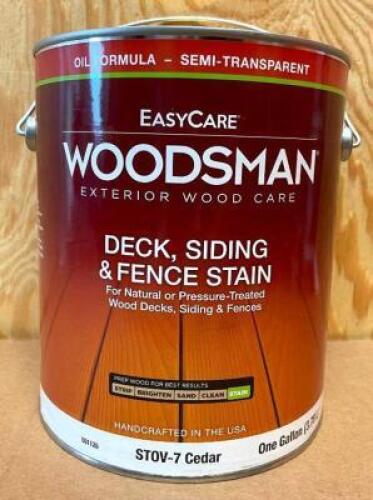 (2) DECK, SIDING AND FENCE STAIN- CEDAR