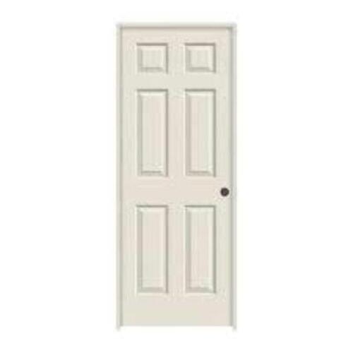 36 IN. X 80 IN. COLONIST PRIMED LEFT-HAND TEXTURED MOLDED COMPOSITE MDF SINGLE PREHUNG INTERIOR DOOR W/SPLIT JAMB