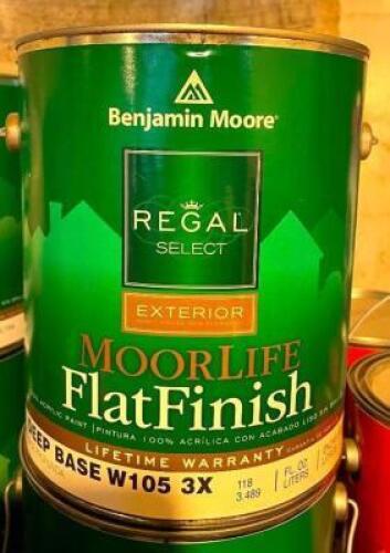 (3) REGAL SELECT EXTERIOR MOORLIFE FLATFINISH-DEEP BASE 3