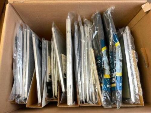 BOX OF ASSORTED RANGE HOOD FILTERS