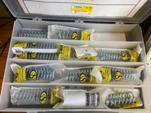 FOUR DRAWER PLASTIC ORGANIZER W/ CONTENTS - CSC SPRINGS;