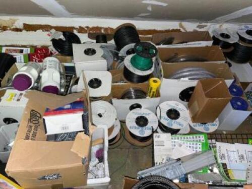 LARGE LOT OF ASSORTED ELECTRICAL WIRING