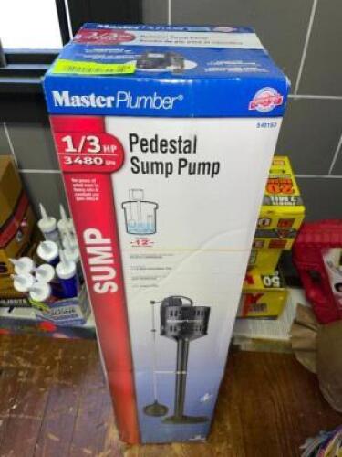 MASTER PLUMBER 1/3 HP PEDESTAL SUMP PUMP
