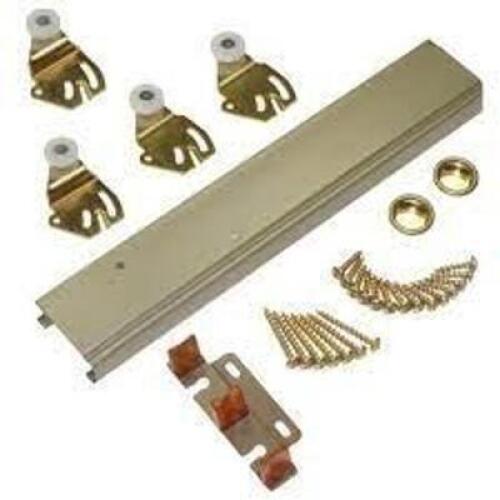 (3) 1166 SERIES 60 IN. SLIDING BYPASS TRACK AND HARDWARE SET FOR 2 BYPASS DOORS