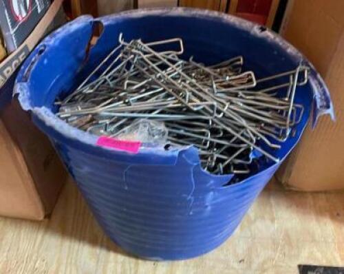 CONTENTS OF TOTE (PEGBOARD HARDWARE AS SHOWN)