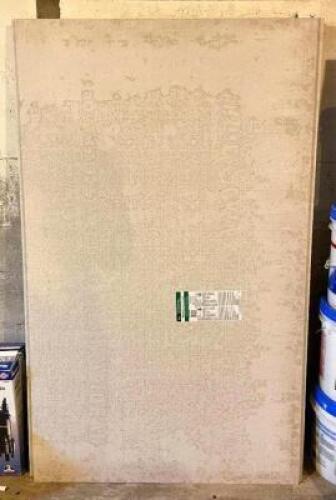 (8) 1/4" X 3' X 5' CEMENT BOARD WITH MOLD BLOCK TECHNOLOGY