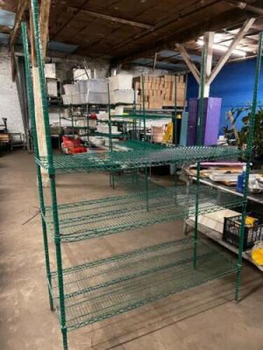 DESCRIPTION: 60" X 24" THREE TIER COATED WIRE SHELF. BRAND / MODEL: METRO SIZE: 60" X 24" LOCATION: BAY 7 QTY: 1