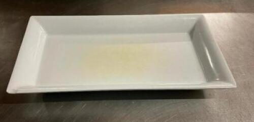 DESCRIPTION: (8) 14" X 20" PLASTIC PLATTERS. LOCATION: BAY 7 THIS LOT IS: SOLD BY THE PIECE QTY: 8