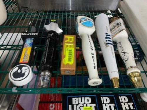 DESCRIPTION: (6) ASSORTED TAP HANDLES LOCATION: BAY 7 THIS LOT IS: ONE MONEY QTY: 1