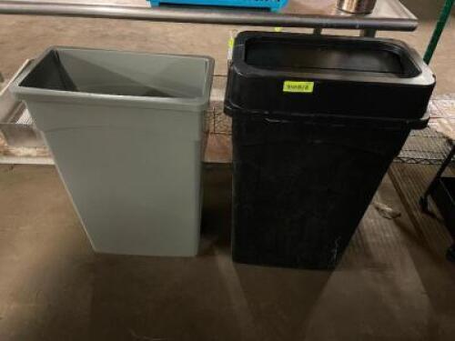 DESCRIPTION: (2) 20 GALLON BAR SIDE TRASH CANS LOCATION: BAY 7 THIS LOT IS: SOLD BY THE PIECE QTY: 2