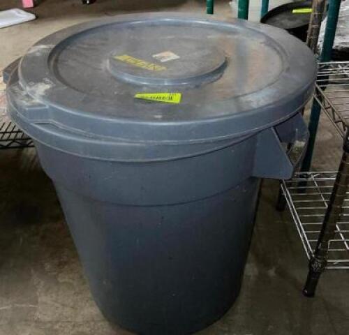 DESCRIPTION: 20 GALLON PLASTIC INGREDIENTS BIN ADDITIONAL INFORMATION W/ LID LOCATION: BAY 7 QTY: 1