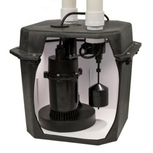 1/4 HP PRE-PLUMBED SINK TRAY SYSTEM SUMP PUMP