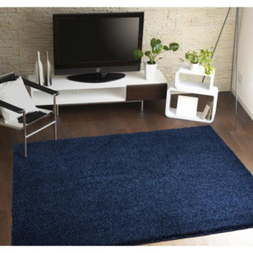 SKYLINE SHAG NAVY AREA RUG