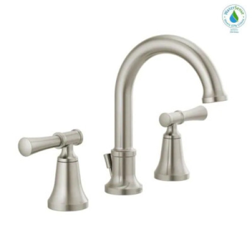 CHAMBERLAIN 8" WIDESPREAD 2-HANDLE BATHROOM FAUCET IN SPOTSHIELD BRUSHED NICKEL