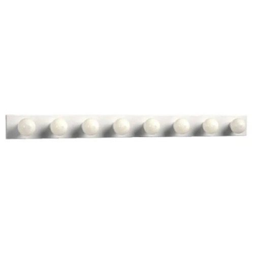 8-LIGHT WHITE BATH VANITY LIGHT