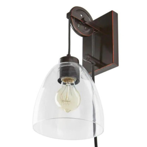NEEDHAM 1-LIGHT OIL RUBBED BRONZE SCONCE