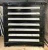 DESCRIPTION: 7-DRAWER METAL HARDWARE ORGANIZER (CONTENTS INCLUDED) INFORMATION: INCLUDES HARDWARE ENCLOSED SIZE: 30" X 28" X 36" LOCATION: SHOP QTY: 1