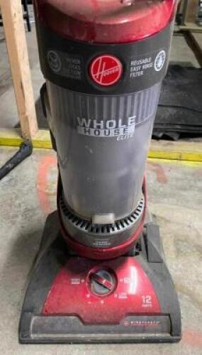 DESCRIPTION: HOOVER WHOLE HOUSE ELITE VACUUM CLEANER BRAND/MODEL: HOOVER LOCATION: SHOP QTY: 1