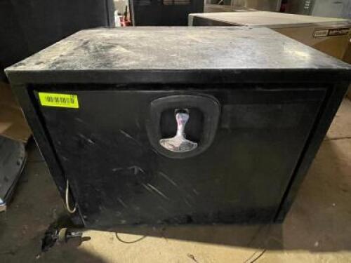 DESCRIPTION: METAL TRUCK BOX ORGANIZER. LOCATION: SHOP QTY: 1