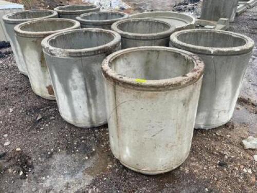 (8) 30" CONCRETE PLANTETS
