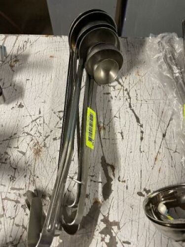 (7) ASSORTED STAINLESS LADLES