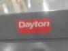 DESCRIPTION: (1) STANDARD-PROFILE UNIT HEATER BRAND/MODEL: DAYTON/55FG79 INFORMATION: FIELD CONVERTIBLE/AIR FLOW: 3,200 CFM/AIR TEMP RISE: 47F RETAIL$ - 2