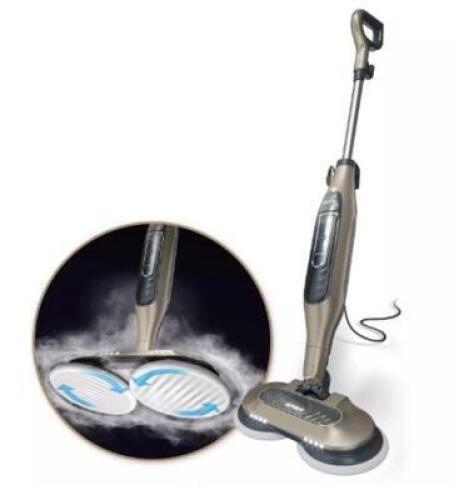 DESCRIPTION: (1) STEAM & SCRUB MOP BRAND/MODEL: SHARK/S7001TGT INFORMATION: ALL-IN-ONE/DESIGNED FOR HARDWOOD, MARBLE, TILE & STONE RETAIL$: 159.99 SIZ