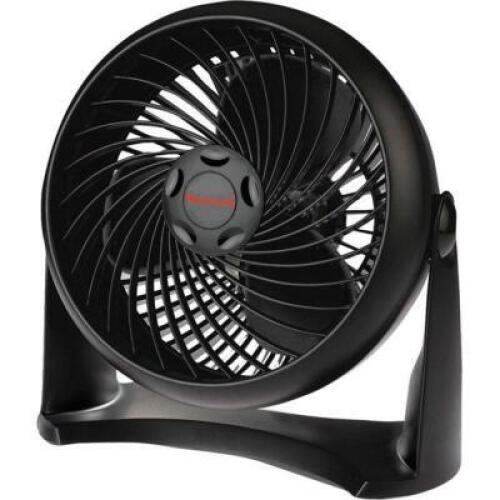 DESCRIPTION: (1) TURBOFORCE AIR CIRCULATOR FAN BRAND/MODEL: HONEYWELL/HT-900 INFORMATION: BLACK/3-SPEEDS RETAIL$: 25.08 SIZE: 11.1" X 6.54" X 11.3" QT