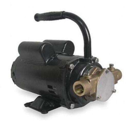 DESCRIPTION: (1) FLEXIBLE IMPELLER PUMP BRAND/MODEL: DAYTON/3ABZ5 INFORMATION: 34.6 PSI/MAX VISCOSITY: 5,000 SUS RETAIL$: 912.65 SIZE: 12-19/64"L X 6-