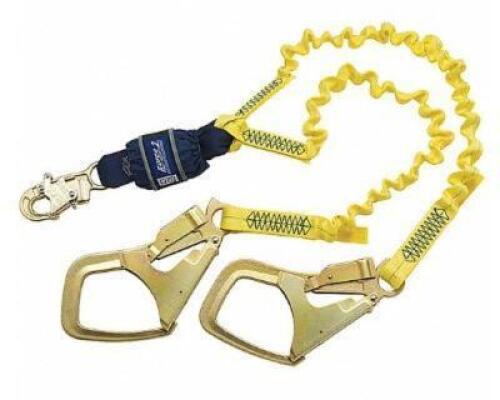 DESCRIPTION: (1) SHOCK-ABSORBING LANYARD BRAND/MODEL: 3M DBI-SALA/1246143 INFORMATION: YELLOW/WEIGHT CAPACITY: 310 LBS/ZINC PLATED STEEL RETAIL$: 564.