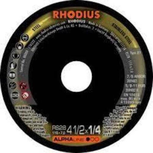 DESCRIPTION: (10) FLAP DISC BRAND/MODEL: RHODIUS #11006 INFORMATION: 40 GRIT RETAIL$: $8.00 EA SIZE: 4.2X7/8 QTY: 10