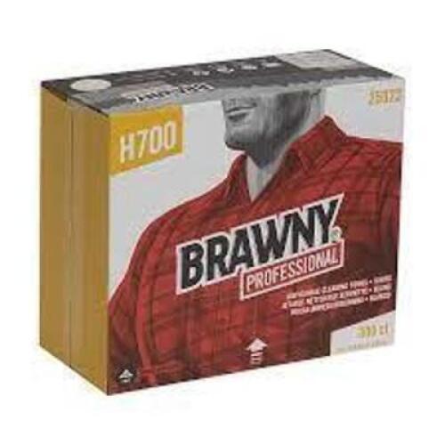 DESCRIPTION: (3) DISPOSABLE CLEANING TOWELS BRAND/MODEL: BRAWNY #H700 RETAIL$: $53.00 TOAL SIZE: 300 WIPES PER BOX QTY: 3