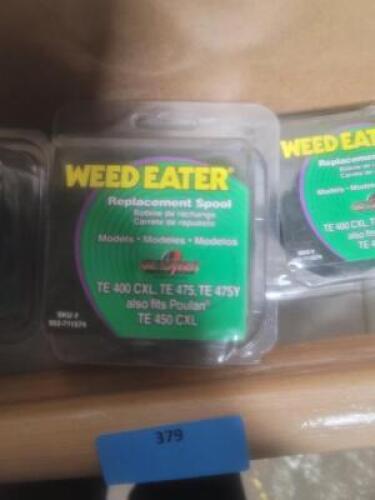DESCRIPTION: (6) SPOOLS OF STRING BRAND/MODEL: WEED EATER #952-711574 RETAIL$: $14.73 EA QTY: 6