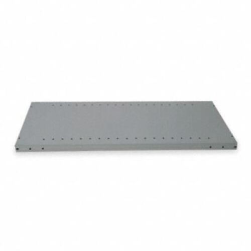 DESCRIPTION: (2) METAL SHELVES INFORMATION: GRAY RETAIL$: $89.00 EA SIZE: 4X2 QTY: 2