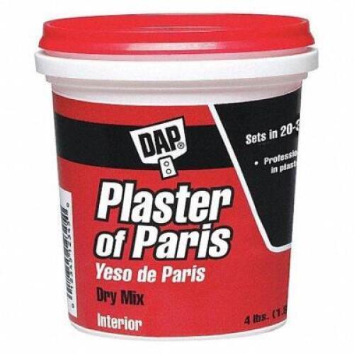 DESCRIPTION: (2) PLASTER OF PARIS BRAND/MODEL: DAP #10L526 INFORMATION: WHITE RETAIL$: $10.00 EA SIZE: 4 LB QTY: 2
