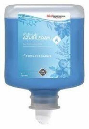 DESCRIPTION: (4) FOAM HAND SOAP BRAND/MODEL: REFRESH AZURE #SBSAZU1L RETAIL$: 32.25EA SIZE: 1.2 L QTY: 4