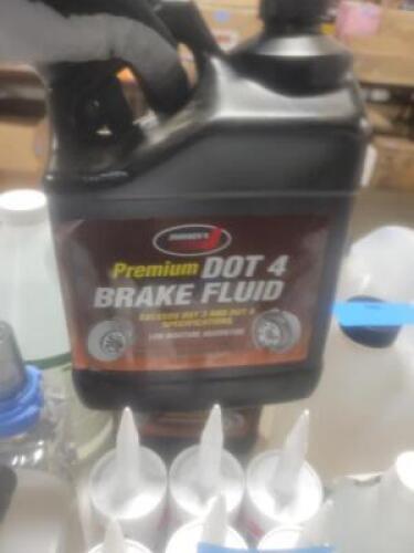 DESCRIPTION: (2) BRAKE FLUID BRAND/MODEL: JOHNSEN'S INFORMATION: DOT 4 RETAIL$: $32.99 EA SIZE: 1 GALLON QTY: 2