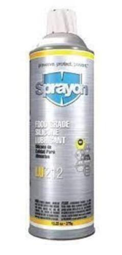 DESCRIPTION: (6) FOOD GRADE SILICONE LUBRICANT BRAND/MODEL: SPRAYON LU 212 RETAIL$: $8.00 EA SIZE: 14 OZ QTY: 6