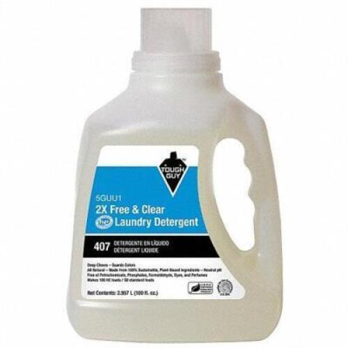 DESCRIPTION: (1) LAUNDRY DETERGENT CLEANER BRAND/MODEL: TOUGH GUY #5GUU1 RETAIL$: $19.28 EA SIZE: 100 OZ QTY: 1