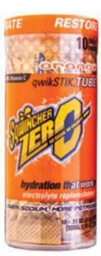 DESCRIPTION: (5) CONTAINERS OF (10) CONCENTRATED SPORTS DRINK STICKS BRAND/MODEL: SQWINCHER INFORMATION: ORANGE RETAIL$: $4.00 EA SIZE: 1.1 OZ EA QTY: