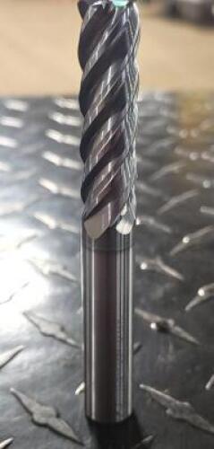 DESCRIPTION: (5) SOLID CARBIDE ENDMILLS BRAND/MODEL: FULLERTON/ ZESPCLD500019151J. RETAIL$: $55.00 EACH SIZE: 1/2" QTY: 5