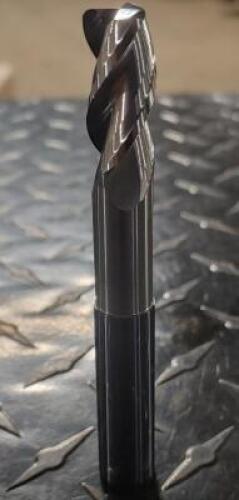 DESCRIPTION: (3) SOLID CARBIDE BALANCED END MIILL BRAND/MODEL: GWS TOOL CORP 1010976 RETAIL$: $ 98.67 EA SIZE: 1/2" DIA 1" LOC QTY: 3