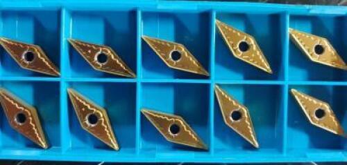 DESCRIPTION: (30) NEGATIVE 35 DEG. RHOMBIC INSERTS FOR FINISHING OF EXOTIC MATERIALS BRAND/MODEL: INGERSOLL VNMG 160404 EA TT5080 RETAIL$: $24.13 PER