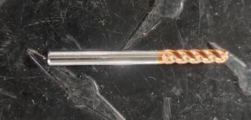DESCRIPTION: (1) SOLID CARBIDE CORNER RADIUS END MILL BRAND/MODEL: ACCUPRO 87829180 RETAIL$: $21.84 SIZE: 1/8" DIA 1/2" LOC QTY: 1