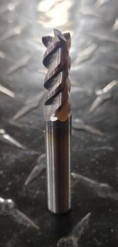 DESCRIPTION: (4) VRX SERIES SOLID CARBIDE RADIUS END MILLS BRAND/MODEL: GARR TOOL 27597 RETAIL$: 36.64 EA SIZE: 9/32" CUT 5/16" SHANK QTY: 4