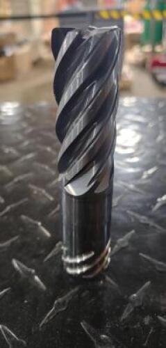DESCRIPTION: (1) SOLID CARBIDE 90 DEGREE ENDMILL BRAND/MODEL: ISCAR/ECKI1H2-6SL1CFR.06T4.5 RETAIL$: $495.00 SIZE: 1" DIA 4*1/2" LOC QTY: 1
