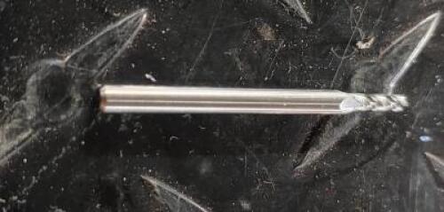 DESCRIPTION: (2) SOLID CARBIDE BALL END MILLL BRAND/MODEL: SGS 02967 RETAIL$: $ 30.19 EA SIZE: 1.80 mm DIA 5.4mm LOC 3mm SHANK DIA QTY: 2